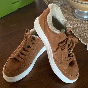 Sam Edelman Suede/Shearling WessCozy Sneakers
